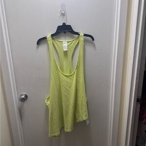 Rare/ Self Vibrant Lime Racerback Tank Top